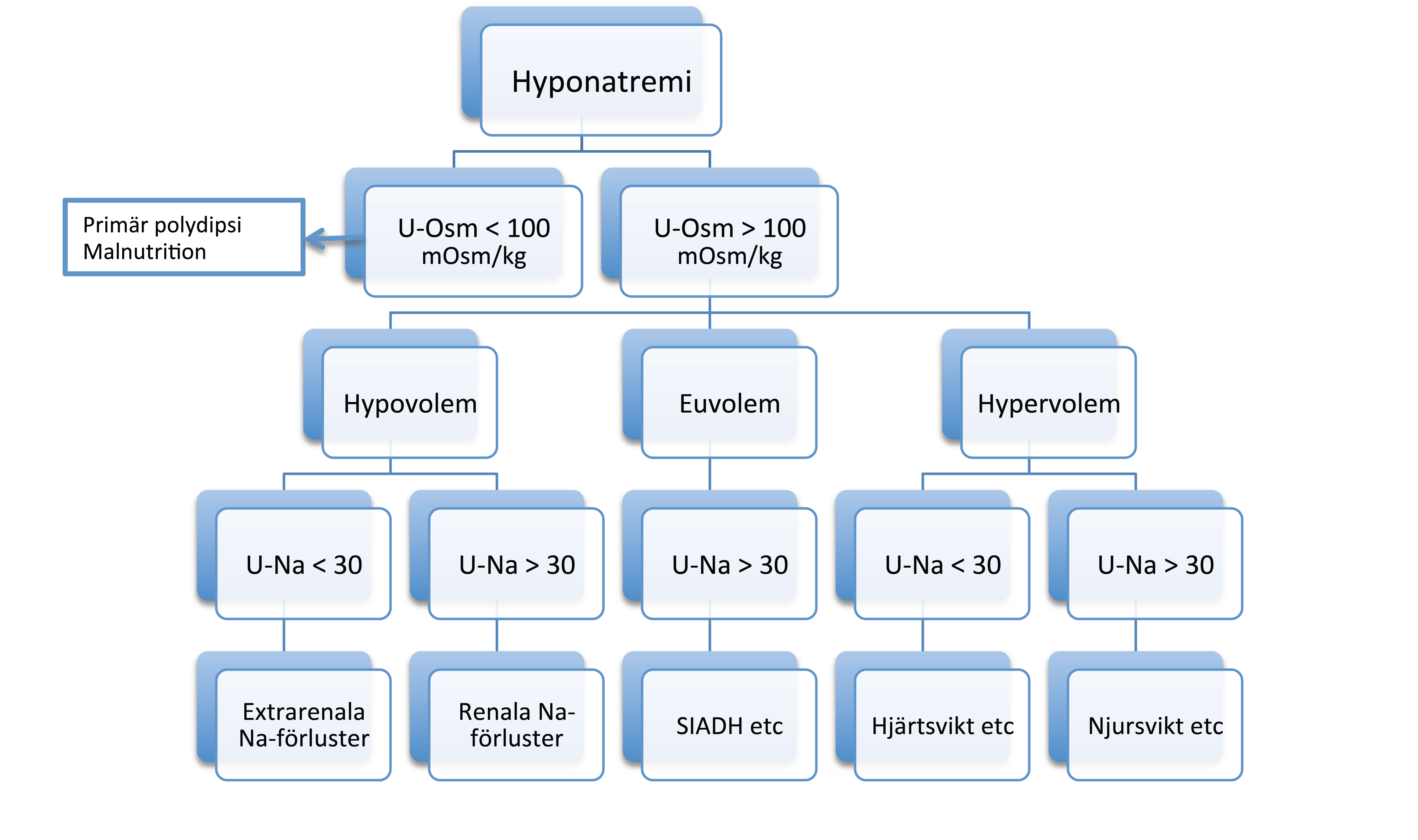 Figur 1. Utredning av hyponatremi.